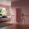 Lulea 1600 x 270mm Rose Clair Pink Double Vertical Flat Panel Designer Radiator