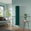 Lulea 1600 x 270mm Blue Green Double Flat Panel Vertical Designer Radiator