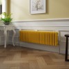 Bern 300 x 1190mm Zinc Yellow Triple Column Horizontal Traditional Radiator