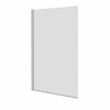 Borrowdale - 1400mm Square Bath Screen - Chrome