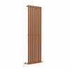 Lulea 1600 x 480mm Metallic Bronze Single Flat Panel Vertical Designer Radiator