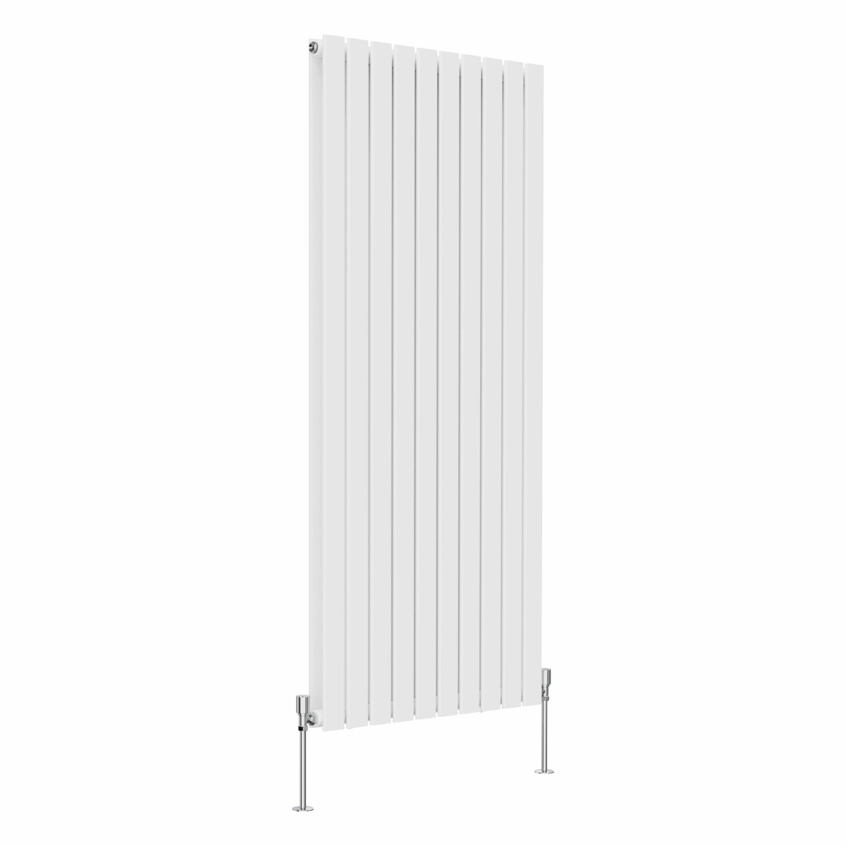 Karlstad 1600 x 682mm White Double Vertical Flat Panel Designer Radiator