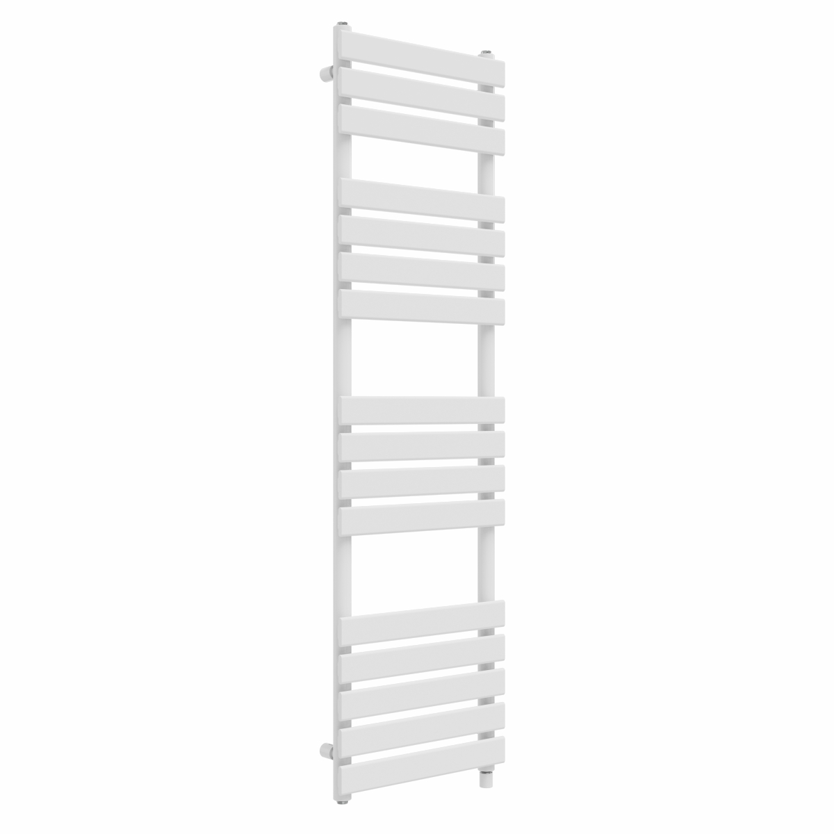 Juva 1600 x 450mm White Flat Panel Simple Electric Heated Towel Rail