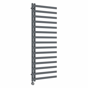Kemi 1600 x 600mm Anthracite Thermostatic Touch Control Electric Heated Towel Rail