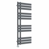 Koli 1200 x 450mm Anthracite Thermostatic Touch Control Wifi Electric Heated Towel Rail
