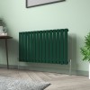 Karlstad 600 x 1022mm Moss Green Single Flat Panel Horizontal Designer Radiator