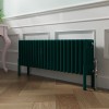 Bern 300 x 1010mm Traditional Blue Green Horizontal Four Column Radiator