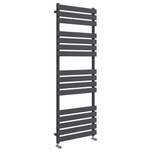 Juva 1600 x 600mm Sand Grey Flat Panel Heated Towel Rail