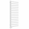 Kemi 1600 x 600mm Dual Fuel White Simple Electric Heated Towel Rail