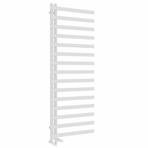 Kemi 1600 x 600mm Dual Fuel White Simple Electric Heated Towel Rail