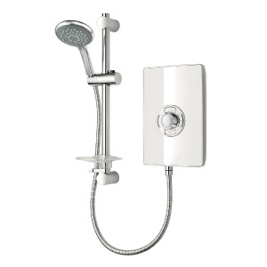 Triton Aspirante 8.5kW Electric Shower - White ASP08GSWHT