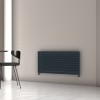 Carisa Tallis XL 590 x 1200mm Anthracite Designer Aluminium Radiator