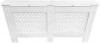 Radiator Cover White With Cross Grill - 1520mm