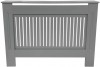Radiator Cover Grey With Vertical Slats - 780mm