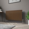 Karlstad 600 x 1158mm Black Copper Single Horizontal Flat Panel Designer Radiator
