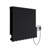 Bismo 575 x 695 Black 1500W Electric Wifi Oil Filled Radiator