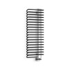 Terma Michelle 1200 x 500mm Heated Towel Rail - Metallic Black Bars/ Chrome Masking