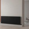 Carisa Nemo 600 x 1800mm Black Designer Aluminium Radiator