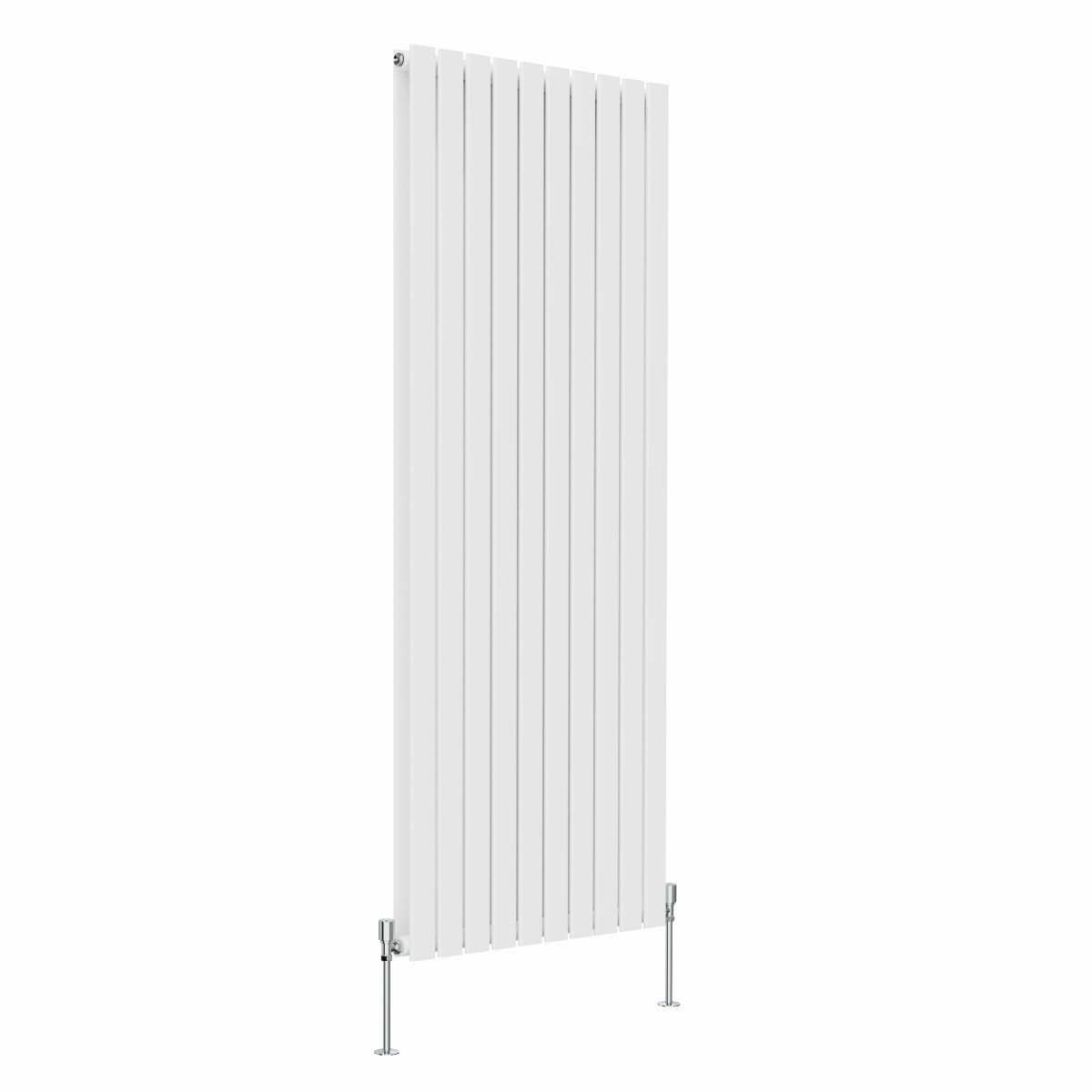 Karlstad 1800 x 682mm White Double Vertical Flat Panel Designer Radiator