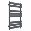 Juva 800 x 500mm Sand Grey Flat Panel Simple Electric Heated Towel Rail