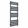 Juva 1200 x 500mm Sand Grey Flat Panel Simple Electric Heated Towel Rail