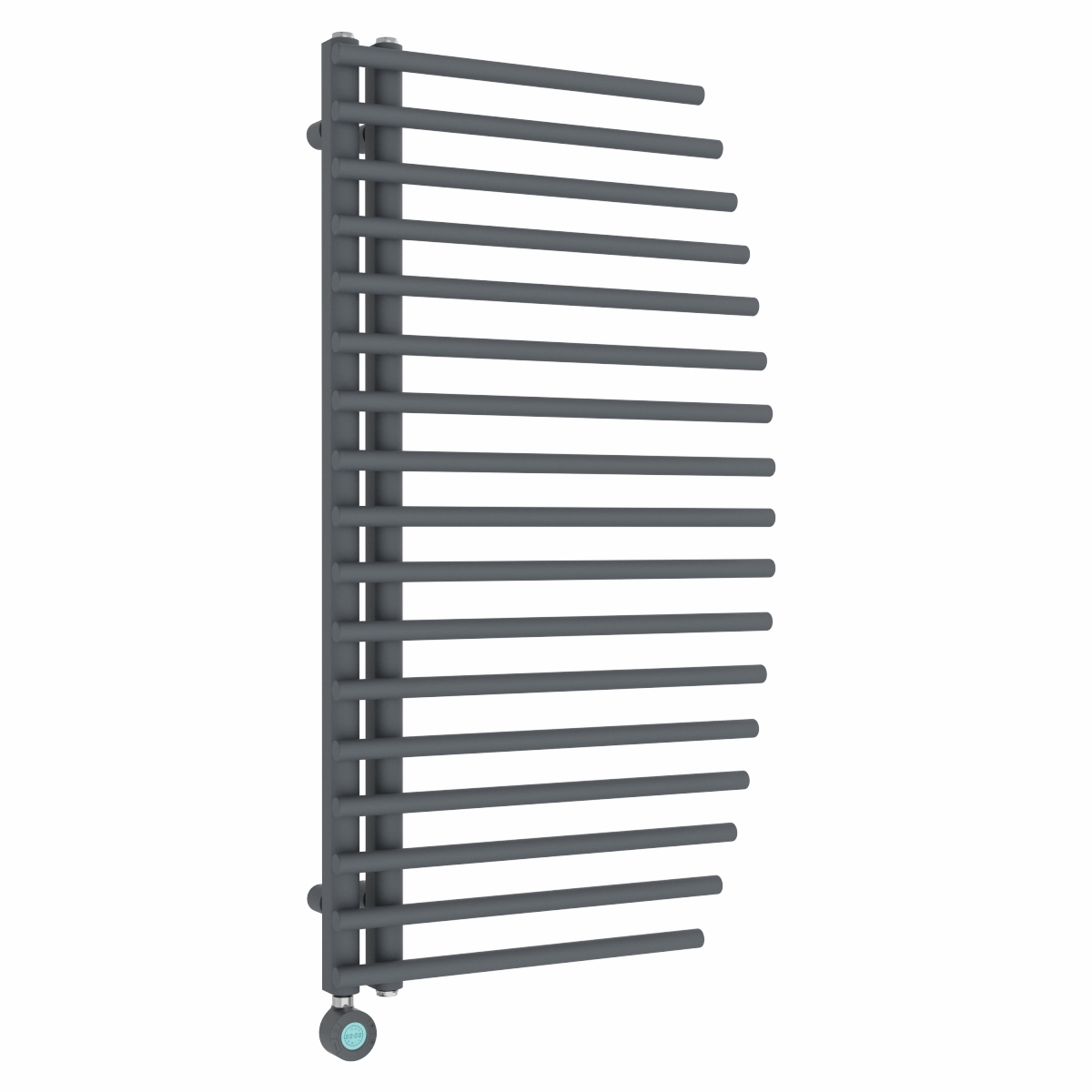 Sigla 1000 x 550mm Anthracite Thermostatic Touch Control Electric Heated Towel Rail