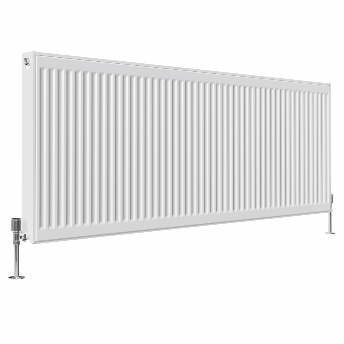 Type 11 H600 x W1600 mm Compact Single Convector Radiator - White