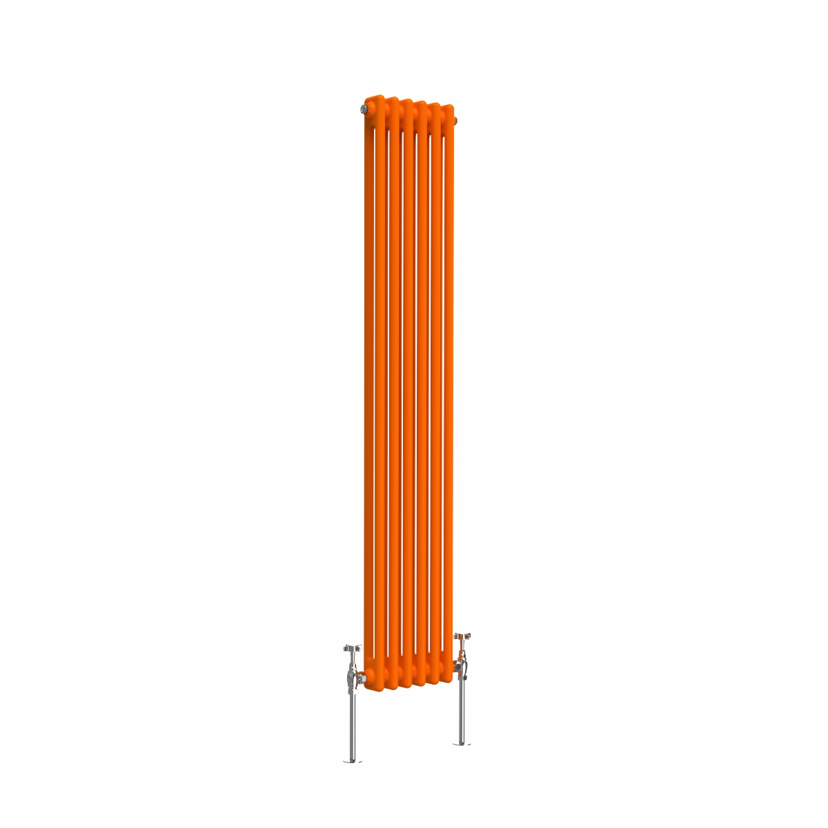 Bern 1500 x 290mm Bright Orange Double Vertical Column Radiator