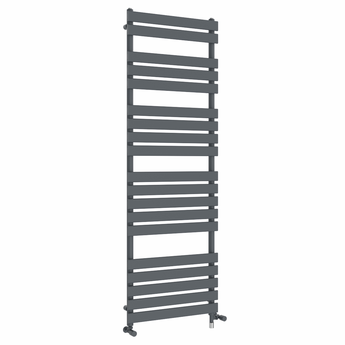 Juva 1800 x 600mm Dual Fuel Sand Grey Flat Panel Simple Electric Heated Towel Rail
