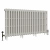 Classic  745 x 1398mm Porcelain White Triple Column Cast Iron Radiator - 22 Sections