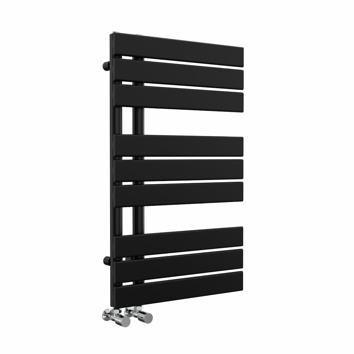 Kristiansund 824 x 500mm Designer Towel Rail - Black