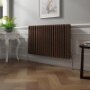 Bern 600 x 1010mm Black Copper Triple Column Horizontal Traditional Radiator