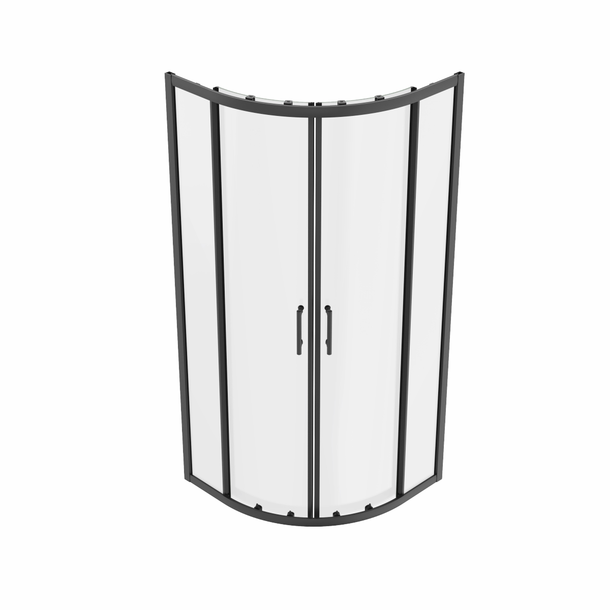 Ennerdale - 800 x 800mm Quadrant Shower Enclosure - Black