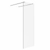 Wasdale 700mm Chrome Walk Through Wet Room Screen