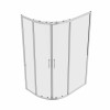 Ennerdale - 1200 x 900mm Offset Quadrant Shower Enclosure - Chrome (Reversible Left/Right)