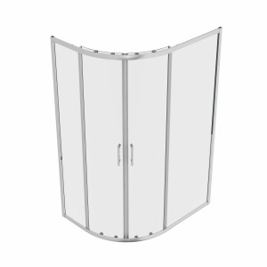 Ennerdale - 1200 x 900mm Offset Quadrant Shower Enclosure - Chrome (Reversible Left/Right)