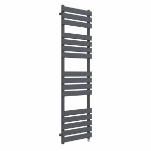 Juva 1600 x 450mm Sand Grey Flat Panel Simple Electric Heated Towel Rail