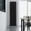 Carisa Monza Double 1800 x 470mm Black Designer Aluminium Radiator