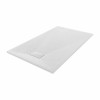 Terra - 1500x900mm Slate Effect Rectangle Shower Tray White