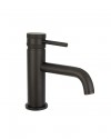 Eden Modern Mono Basin Mixer Tap Matt Black