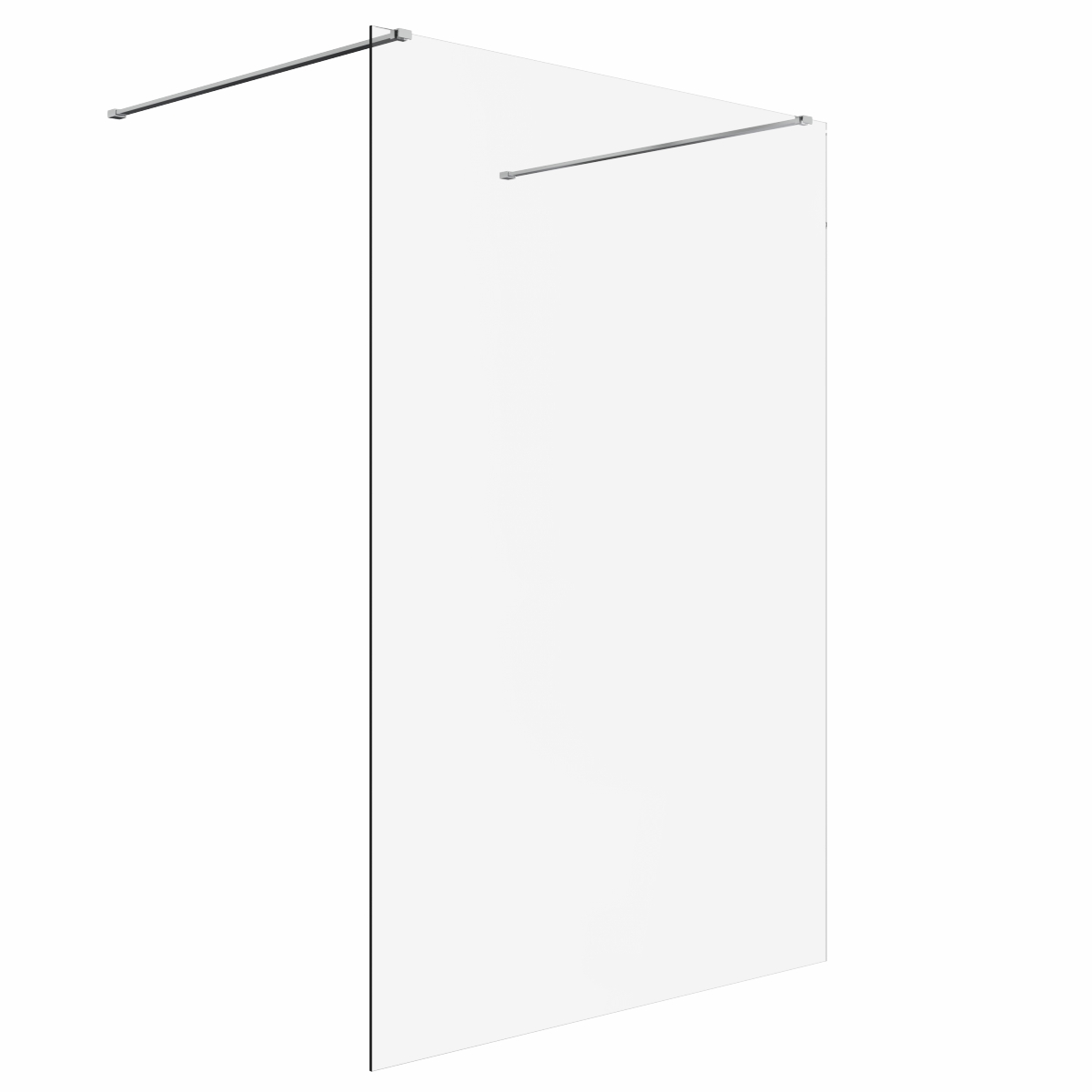 Wasdale 1400mm Chrome Walk Through Wet Room Screen