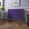 Bern 600 x 1190mm Elegant Purple Four Column Horizontal Traditional Radiator