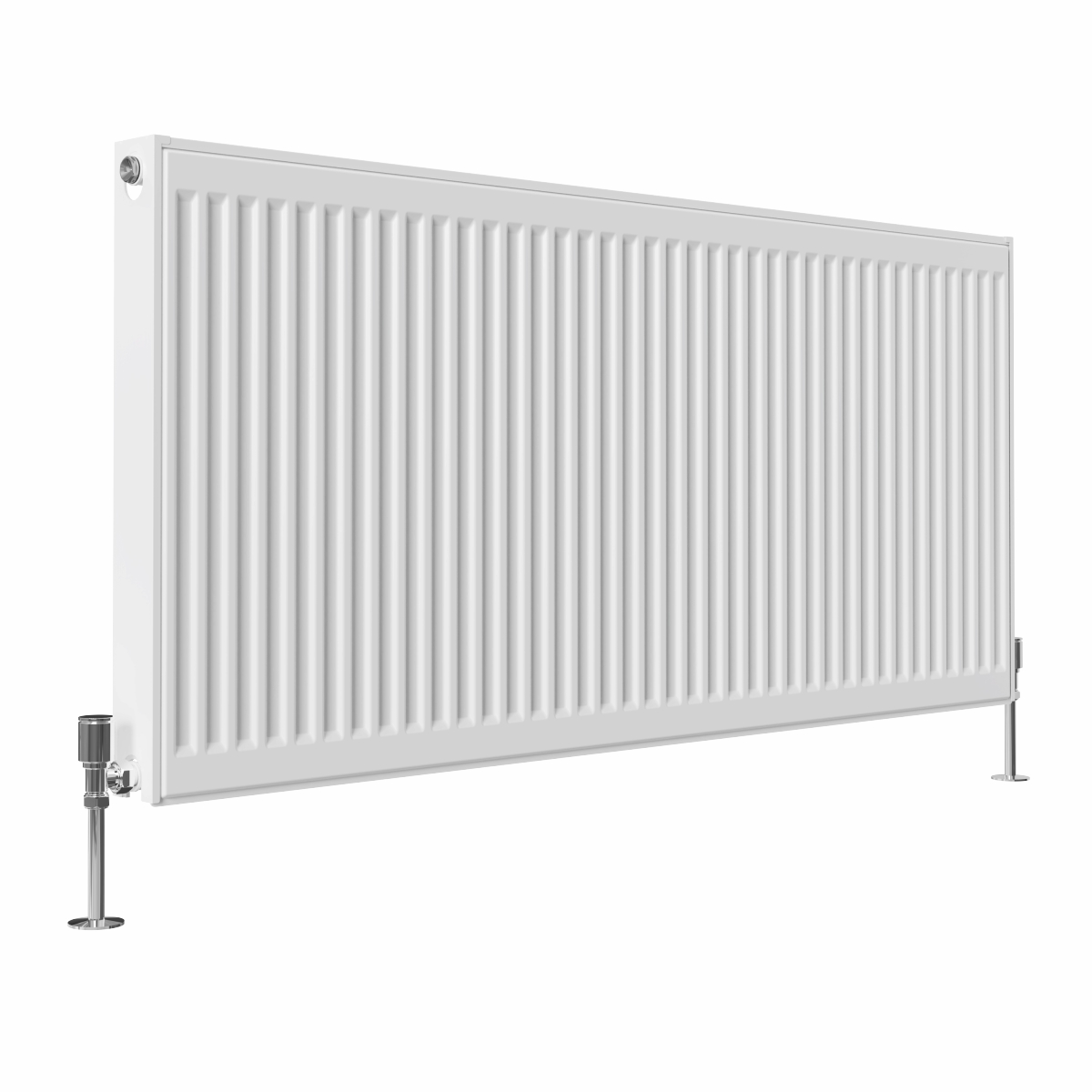 Type 11 H600 x W1300 mm Compact Single Convector Radiator - White