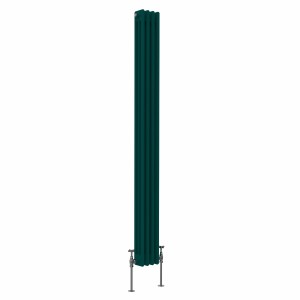 Bern 1800 x 200mm Blue Green Triple Vertical Column Radiator