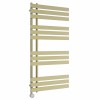 Koli 1200 x 600mm Brushed Brass Thermostatic Touch Control Electric Heated Towel Rail