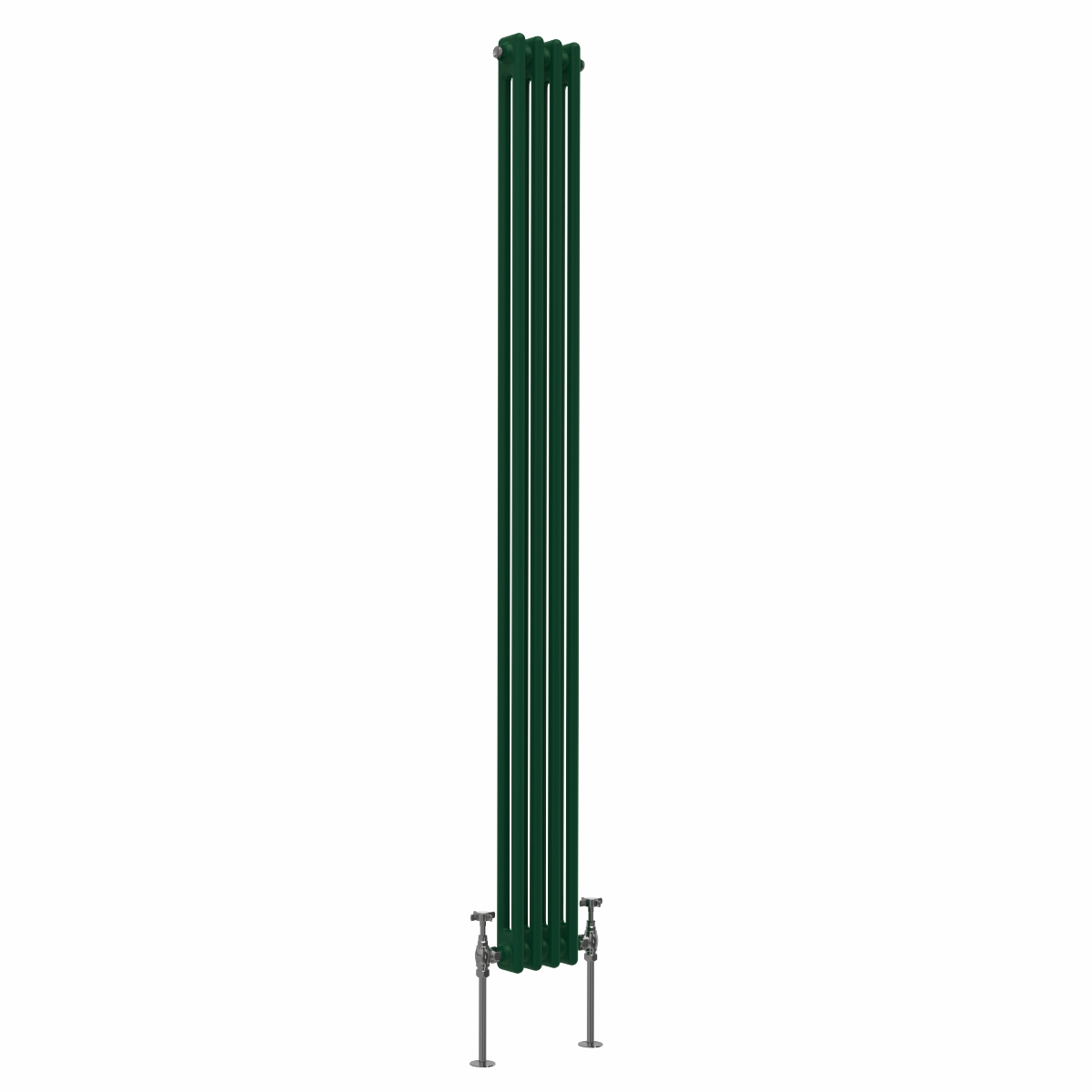 Bern 1800 x 200mm Moss Green Double Vertical Column Radiator