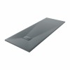 Terra - 1800x700mm Slate Effect Rectangle Shower Tray Anthracite