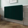 Bern 600 x 1190mm Blue Green Triple Horizontal Column Radiator
