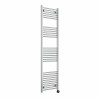 Bergen 1800 x 500mm Straight Chrome Thermostatic Touch Control Electric Heated Towel Rail