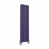Bern 1800 x 470mm Elegant Purple Four Column Vertical Traditional Radiator